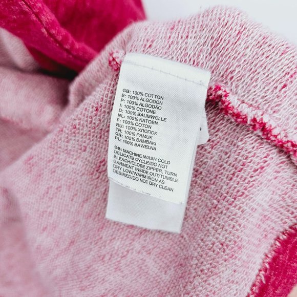 The North Face Fallsgrove Wrap Sweater Toggle Cardigan S Heathered Red Cotton - Picture 8 of 13